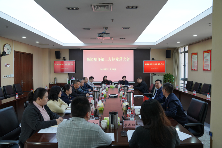 集团党委书记、董事长付磊参加集团第二党支部党员大会2_1.png